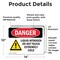 Signmission Liquid Nitrogen Do Not Touch Extremely Cold Danger Sign, Vinyl Decal, 14in W x 10in L, 2PK OS-2PACK-DS-D-1014-L-1422 - alternate 2